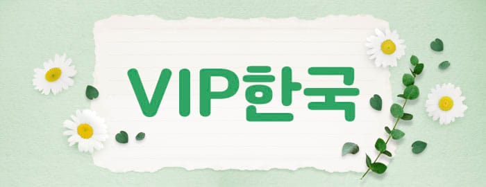 홈케어- VIP한국 -연출사진